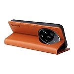 Θήκη Xiaomi 14 Ultra 5G YIKATU Folio Series με βάση στήριξης, υποδοχή καρτών και μαγνητικό κούμπωμα Flip Wallet από συνθετικό δέρμα και TPU καφέ - Image 3