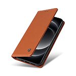 Θήκη Xiaomi 14 Ultra 5G YIKATU Folio Series με βάση στήριξης, υποδοχή καρτών και μαγνητικό κούμπωμα Flip Wallet από συνθετικό δέρμα και TPU καφέ - Image 5