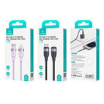 Καλώδιο φόρτισης Fast Charging & Data USAMS U85 Aluminum Alloy Type-C σε lightning PD 30W  1.2m (SJ634USB01) μαύρο - Image 5