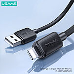 Καλώδιο Φόρτισης και Data USAMS KY Series USB-A σε lightning 2.4A 2.0m (SJ694USB01) μαύρο - Image 3