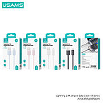 Καλώδιο Φόρτισης και Data USAMS KY Series USB-A σε lightning 2.4A 2.0m (SJ694USB01) μαύρο - Image 5