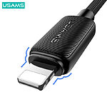 Καλώδιο Φόρτισης και Data USAMS KY Series USB-A σε lightning 2.4A 2.0m (SJ694USB02) λευκό - Image 2