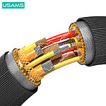 Καλώδιο Φόρτισης και Data USAMS KY Series USB-A σε lightning 2.4A 2.0m (SJ694USB02) λευκό - Image 3