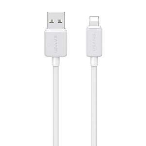 Καλώδιο Φόρτισης και Data USAMS KY Series USB-A σε lightning 2.4A 2.0m (SJ694USB02) λευκό