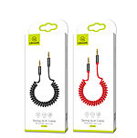 Καλώδιο USAMS SJ256 3.5mm jack male σε 3.5mm jack male Spring Aux Audio Cable 1.2m (SJ256YP01) - Image 3