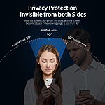 Anti-Spy με Προστασία Privacy για Samsung Galaxy M55 5G Πλήρης Προστασία Οθόνης - Tempered Glass 9H, Κάλυψη 100%, OEM, 0.26mm - Image 2