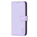 Θήκη Realme 12 Pro 5G / 12 Pro+ 5G BINFEN COLOR Leather Wallet series 12 με βάση στήριξης, υποδοχές καρτών και μαγνητικό κούμπωμα μωβ - Image 4