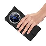 Θήκη Realme 12 Pro 5G / 12 Pro+ 5G DUX DUCIS Skin Pro Series με βάση στήριξης, υποδοχή καρτών και μαγνητικό κούμπωμα Flip Wallet από συνθετικό δέρμα και TPU μαύρο - Image 4