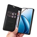 Θήκη Realme 12 Pro 5G / 12 Pro+ 5G YIKATU Folio Series με βάση στήριξης, υποδοχή καρτών και μαγνητικό κούμπωμα Flip Wallet από συνθετικό δέρμα και TPU μαύρο - Image 4
