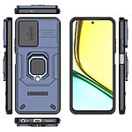 Θήκη Realme C67 4G Mad Mask Camshield Armor Guard v3 Πλάτη με προστασία για την κάμερα, Kickstand και Βάση στήριξης από σκλήρό Premium TPU μπλε - Image 5