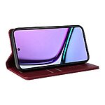 Θήκη Realme C67 4G YIKATU Folio Series με βάση στήριξης, υποδοχή καρτών και μαγνητικό κούμπωμα Flip Wallet από συνθετικό δέρμα και TPU κόκκινο σκούρο - Image 4