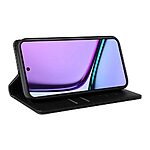 Θήκη Realme C67 4G YIKATU Folio Series με βάση στήριξης, υποδοχή καρτών και μαγνητικό κούμπωμα Flip Wallet από συνθετικό δέρμα και TPU μαύρο - Image 4