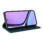 Θήκη Realme C67 4G YIKATU Folio Series με βάση στήριξης, υποδοχή καρτών και μαγνητικό κούμπωμα Flip Wallet από συνθετικό δέρμα και TPU πράσινο - Image 4