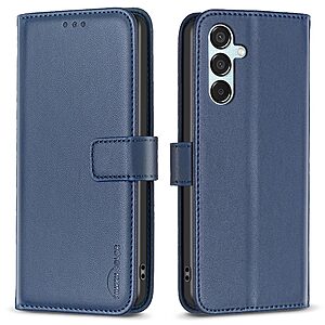 Θήκη Samsung Galaxy M15 5G BINFEN COLOR Leather Wallet series 12 με βάση στήριξης