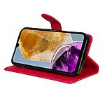 Θήκη Samsung Galaxy M15 5G Mad Mask Foldable Series με βάση στήριξης, υποδοχή καρτών και μαγνητικό κούμπωμα Flip Wallet από συνθετικό δέρμα και εσωτερικό TPU κόκκινο - Image 3