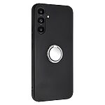 Θήκη Samsung Galaxy M15 5G OEM Magnetic Ring Kickstand / Μαγνητικό δαχτυλίδι / Βάση στήριξης Ultra Thin Frame Πλάτη από Premium TPU με μεταλιζέ περίβλημα μαύρο - Image 5