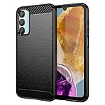 Θήκη Samsung Galaxy M15 5G MOFI Brushed V2 TPU Carbon Πλάτη μαύρο
