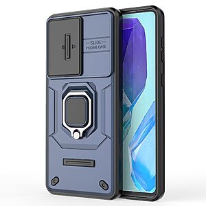 Kickstand και Βάση στήριξης από σκλήρό Premium TPU μπλε