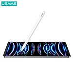 USAMS-ZB254  Stylus Pen Magnetic Charging Tilt-sensitive Active Touch Capacitive (ZB254DRB01) λευκό - Image 2