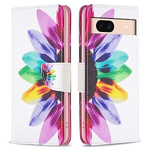 Θήκη Google Pixel 8a 5G OEM Colorful Petals με βάση στήριξης
