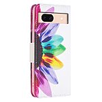 Θήκη Google Pixel 8a 5G OEM Colorful Petals με βάση στήριξης, υποδοχές καρτών και μαγνητικό κούμπωμα Flip Wallet από συνθετικό δέρμα και TPU - Image 5