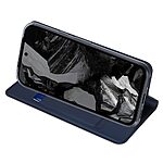 Θήκη Google Pixel 8a 5G DUX DUCIS Skin Pro Series με βάση στήριξης, υποδοχή καρτών και μαγνητικό κούμπωμα Flip Wallet από συνθετικό δέρμα και TPU μπλε - Image 3