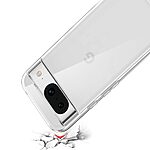 Θήκη Google Pixel 8a 5G OEM Silicone Sockproof V6 Anti-Slip Transparent Πλάτη TPU - Image 5