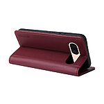 Θήκη Google Pixel 8a 5G YIKATU Folio Series με βάση στήριξης, υποδοχή καρτών και μαγνητικό κούμπωμα Flip Wallet από συνθετικό δέρμα και TPU κόκκινο σκούρο - Image 4