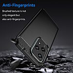 Θήκη Honor 200 Lite 5G Mad Mask Brushed TPU Carbon Πλάτη μαύρο - Image 3