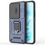 Θήκη Honor 200 Lite 5G Mad Mask Camshield Armor Guard v3 Πλάτη με προστασία για την κάμερα, Kickstand και Βάση στήριξης από σκλήρό Premium TPU μπλε - Image 3