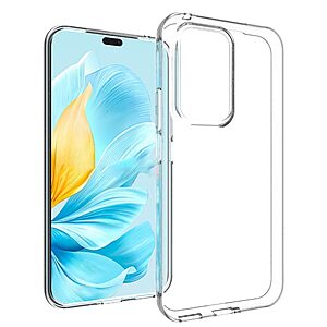 Θήκη Honor 200 Lite 5G OEM Silicone Sockproof V5 Anti-Slip Transparent Πλάτη TPU