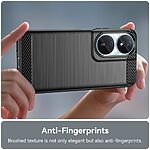 Θήκη Honor 90 Smart 5G Mad Mask Brushed TPU Carbon Πλάτη μαύρο - Image 5