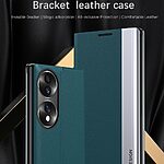 Θήκη Honor 90 Smart 5G New Design Leather Stand Cover από συνθετικό δέρμα λευκό - Image 2