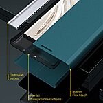 Θήκη Honor 90 Smart 5G New Design Leather Stand Cover από συνθετικό δέρμα λευκό - Image 5