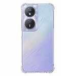 Θήκη Honor 90 Smart 5G OEM Silicone Sockproof V10 Anti-Slip Transparent Πλάτη με ενισχυμένες γωνίες TPU - Image 2