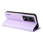 Θήκη Honor 90 Smart 5G YIKATU Folio Series με βάση στήριξης, υποδοχή καρτών και μαγνητικό κούμπωμα Flip Wallet από συνθετικό δέρμα και TPU μωβ ανοιχτό - Image 3