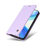 Θήκη Honor 90 Smart 5G YIKATU Folio Series με βάση στήριξης, υποδοχή καρτών και μαγνητικό κούμπωμα Flip Wallet από συνθετικό δέρμα και TPU μωβ ανοιχτό - Image 5