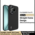 Θήκη Huawei Pura 70 IMAK UC-4 Series Soft Ultra Slim TPU πλάτη μαύρο - Image 2