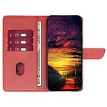 Θήκη Huawei Pura 70 Mad Mask Leather Wallet Case V2_4 με βάση στήριξης, υποδοχές καρτών και μαγνητικό κούμπωμα Flip Wallet από συνθετικό δέρμα κόκκινο - Image 3