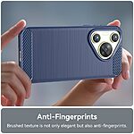 Θήκη Huawei Pura 70 Mad Mask Brushed TPU Carbon Πλάτη μπλε - Image 5