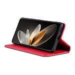 Θήκη Huawei Pura 70 Pro AZNS Litchi Retro V4 Texture Leather με βάση στήριξης, υποδοχές καρτών και μαγνητικό κούμπωμα κόκκινο - Image 3