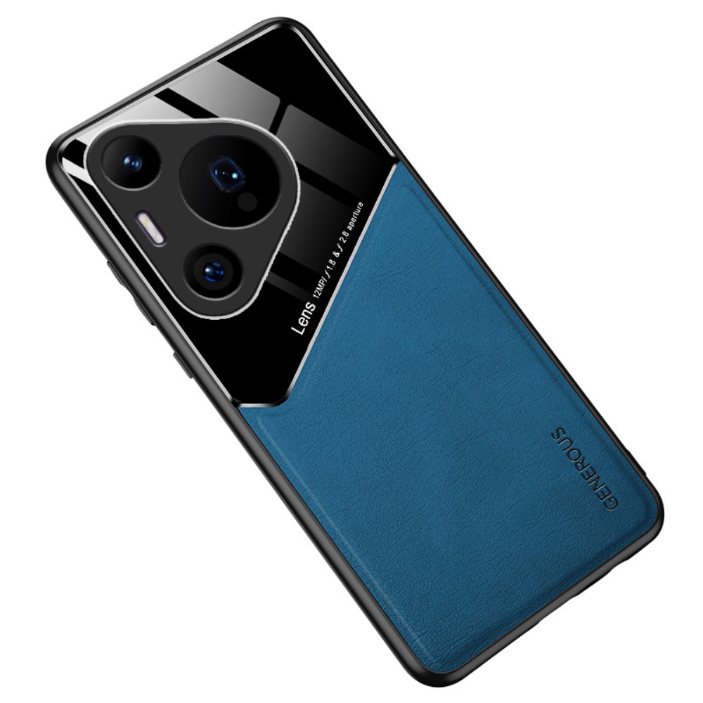 Θήκη Huawei Pura 70 Pro OEM Magnetic Glass Series πλάτη με ενσωματωμένο μαγνήτη και υποστήριξη μαγνητικής βάσης από συνθετικό δέρμα TPU μπλε Θήκη Huawei Pura 70 Pro OEM Magnetic Glass Series πλάτη με ενσωματωμένο μαγνήτη και υποστήριξη μαγνητικής βάσης από συνθετικό δέρμα TPU μπλε