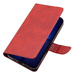 Θήκη Huawei Pura 70 Pro Mad Mask Leather Wallet Case V2_4 με βάση στήριξης, υποδοχές καρτών και μαγνητικό κούμπωμα Flip Wallet από συνθετικό δέρμα κόκκινο - Image 4