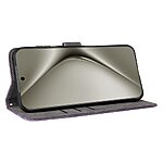 Θήκη Huawei Pura 70 Pro Mad Mask RFID Blocking V2 Προστασία Ασύρματης Ανάγνωσης Καρτών Leather με βάση στήριξης, υποδοχές καρτών και μαγνητικό κούμπωμα μωβ - Image 3