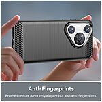 Θήκη Huawei Pura 70 Pro Mad Mask Brushed TPU Carbon Πλάτη μαύρο - Image 5