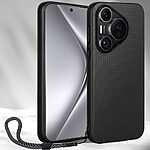 Θήκη Huawei Pura 70 Pro VILI Vili TC Series με σχέδιο carbon fiber ενισχυμένες γωνίες από Premium ανθεκτικό TPU μαύρο - Image 2