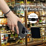 Θήκη Huawei Pura 70 Pro VILI Vili TC Series με σχέδιο carbon fiber ενισχυμένες γωνίες από Premium ανθεκτικό TPU μαύρο - Image 4