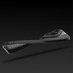 Θήκη Huawei Pura 70 Q.COO Imprinted Series Πλάτη με ανάγλυφη επιφάνεια από Premium TPU μαύρο - Image 2