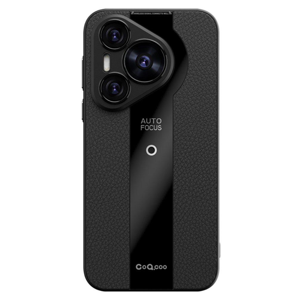 Θήκη Huawei Pura 70 Q.COO Imprinted Series Πλάτη με ανάγλυφη επιφάνεια από Premium TPU μαύρο Θήκη Huawei Pura 70 Q.COO Imprinted Series Πλάτη με ανάγλυφη επιφάνεια από Premium TPU μαύρο