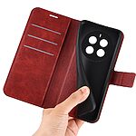 Θήκη Realme 12+ 5G Mad Mask Leather Wallet Case V2 με βάση στήριξης, υποδοχές καρτών και μαγνητικό κούμπωμα Flip Wallet από συνθετικό δέρμα κόκκινο - Image 4